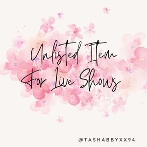 Unlisted item for posh shows